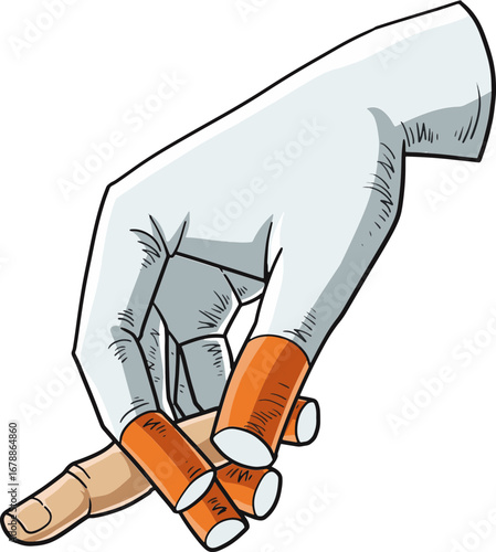 Smoke Kills - Lung Killer Illustration – Dark Health Hazard Concept Art