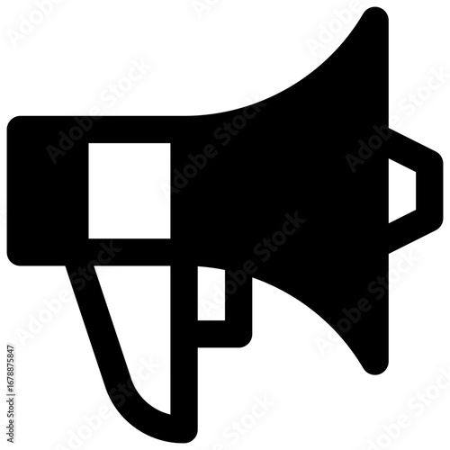 Activism. Outlined stroke vector icon with black-filled details.