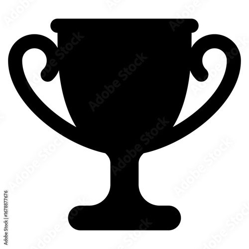 Trophy icon. Winner cup icon