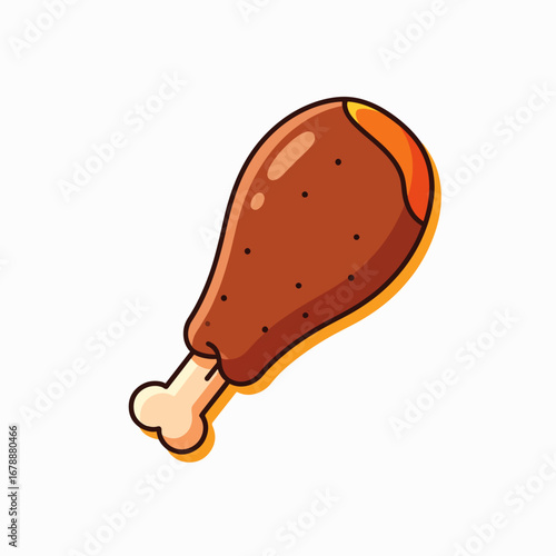 Deliciously Roasted Chicken Drumstick Food Item for Your Next Meal