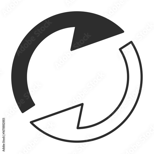 回転する矢印アイコン