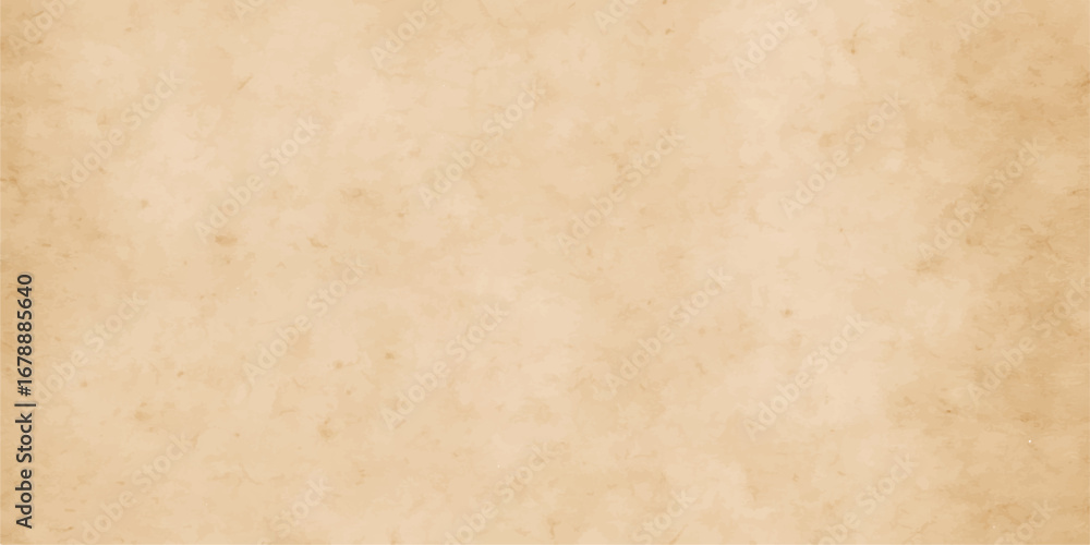 Fototapeta premium Grunge brown vintage paper texture with aged parchment stains and ancient antique writing