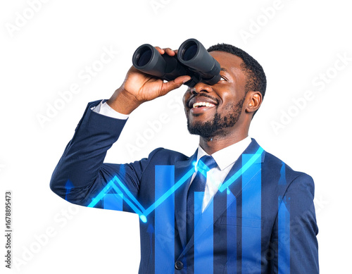 Businessman Holding Laptop, Smiling While Engaging with Media and Sharing Content Onl  