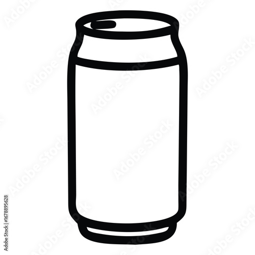 Transparent glass jar vector illustration isolated on a white background, a blank container for food or drink with a lid