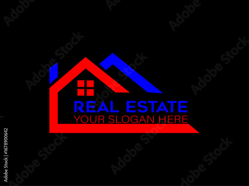Luxury real estate logo design	
