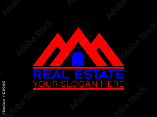 Luxury real estate logo design	
