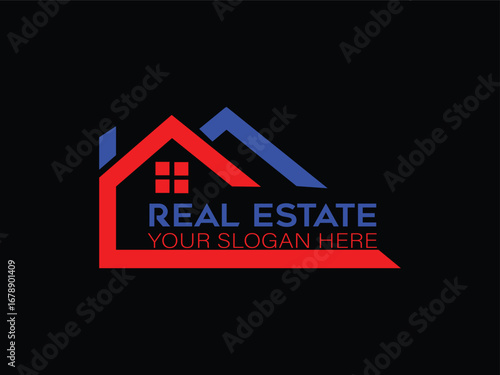 Luxury real estate logo design	
