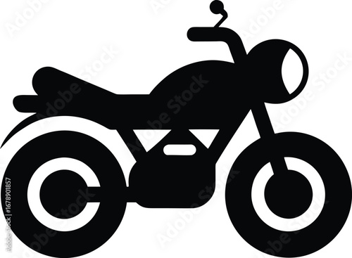 vector illustration of a motorcycle