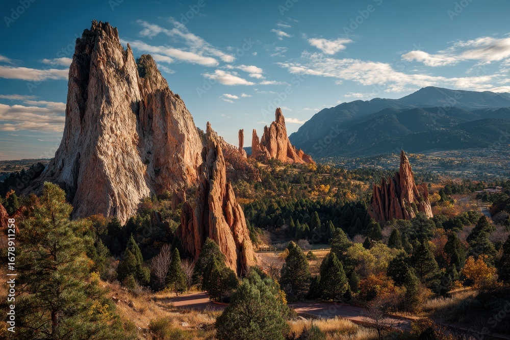 Fototapeta premium Garden of the Gods Colorado Springs Colorado Landscape