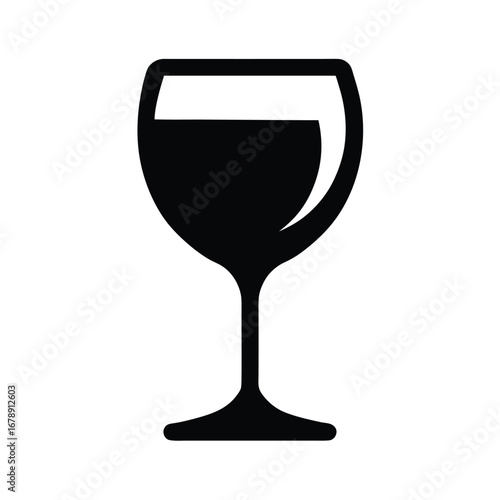 Wine Glass Icon Vector