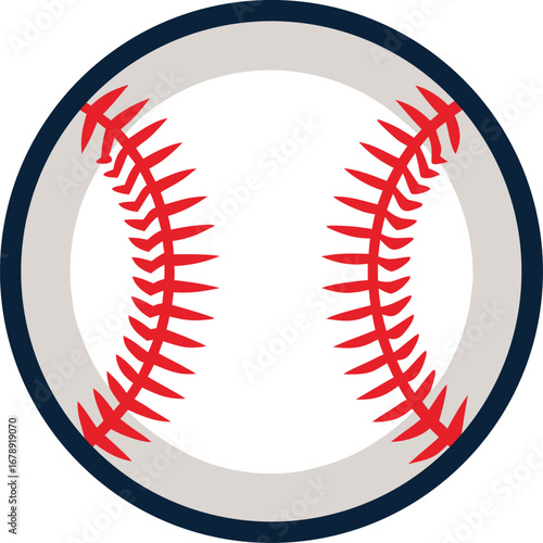 Baseball Ball Isolated Vector Art & Graphics