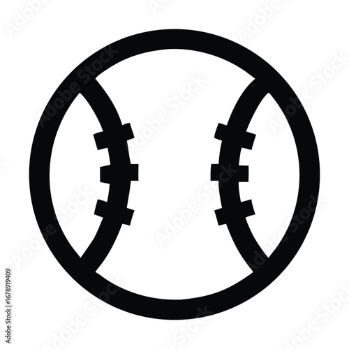 Baseball Ball Isolated Vector Art & Graphics