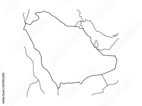 map of south saudi