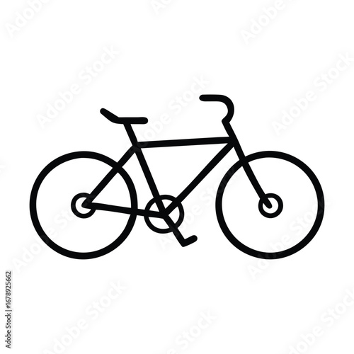 bicycle silhouette vector