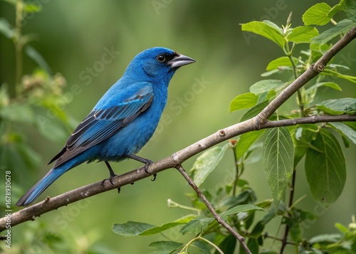 blue bird on a branch