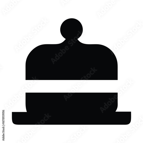 chocolate cake vector illustration