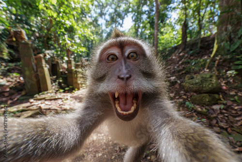 Monkey Selfie Smile