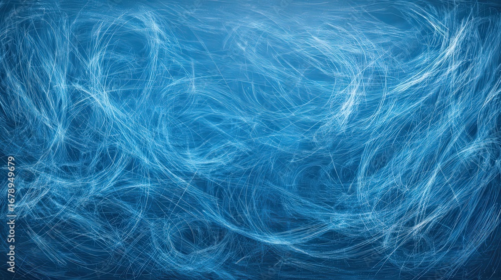 Fototapeta premium An abstract digital background featuring swirling blue lines, creating a sense of fluidity and movement.