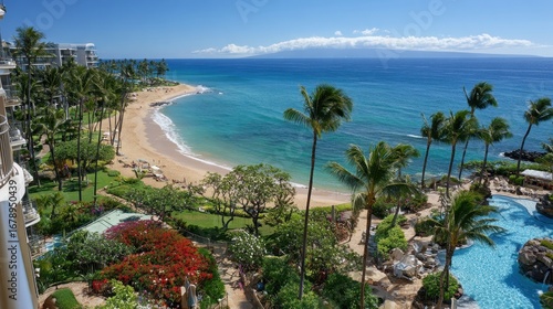 Maui Resort. Grandeur and Gentle Get-Away at Kaanapali Beach, Hawaii