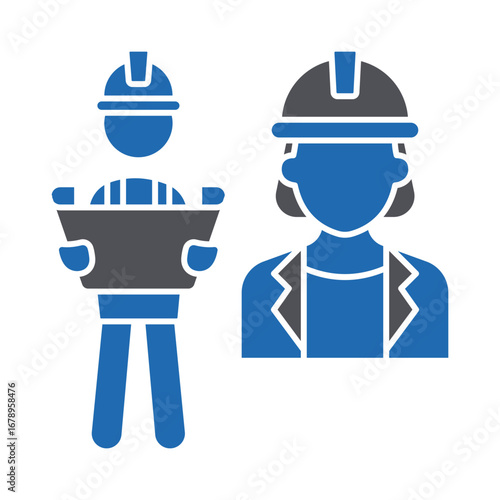 Engineer  Vector Icon which can easily modify or edit