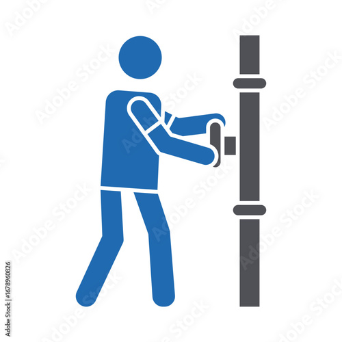 Plumber Vector Icon which can easily modify or edit