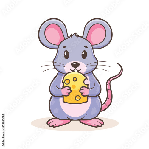 mouse with cheese