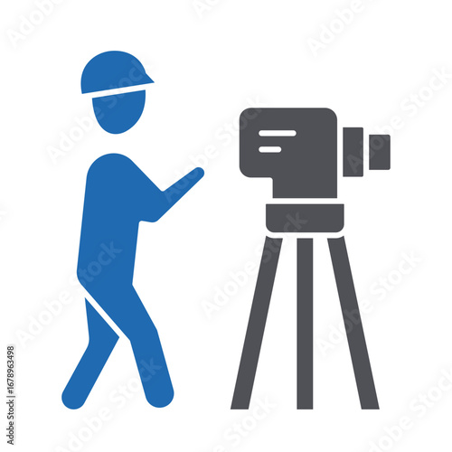  land surveying Vector Icon which can easily modify or edit