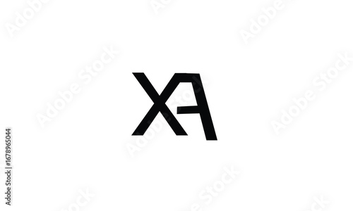 XA,AX,X,A,A,X abstract, letters, logo, monogram, style, symbols, ambitions, icons, 
