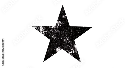 Simple distressed star graphic
