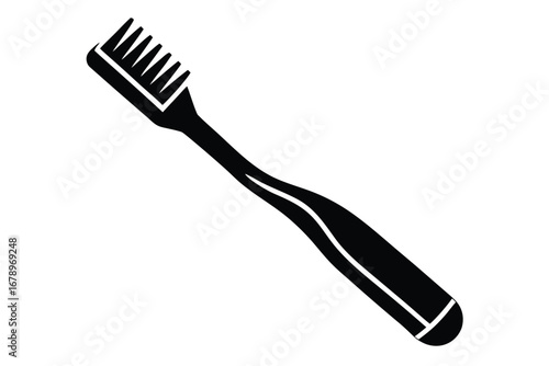 electric toothbrush silhouette vector art icon