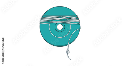 Close up of a spool of wire a key industrial component.