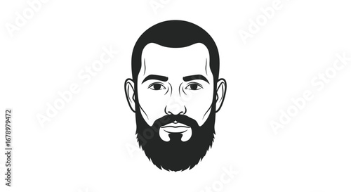 Closeup portrait of a man with a full beard.