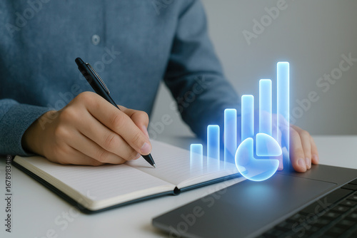 Strategic financial planning with a fractional cfo boosting business growth in a professional office environment