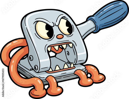 A Chomping Hole Puncher Monster