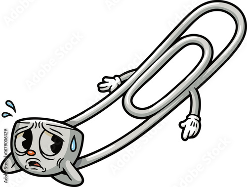 A Stretched-Out and Exhausted Paperclip