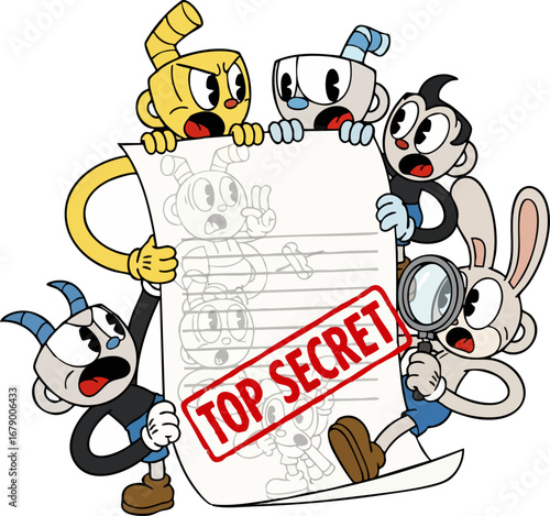 A Top Secret Document Character