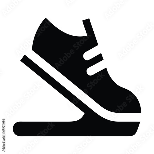 Vector design casual shoes icon style 