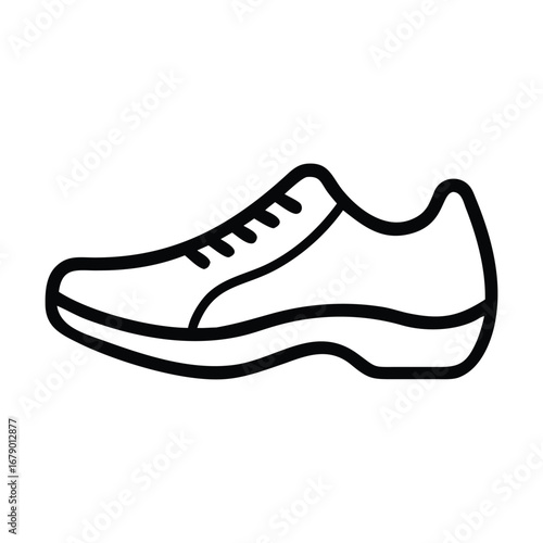 Vector design casual shoes icon style 