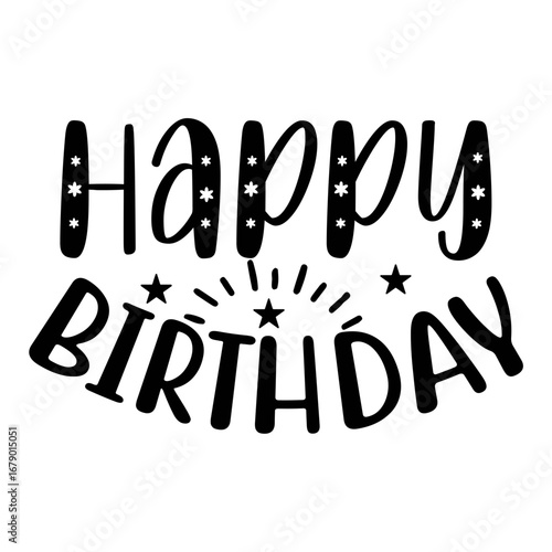 Happy Birthday SVG