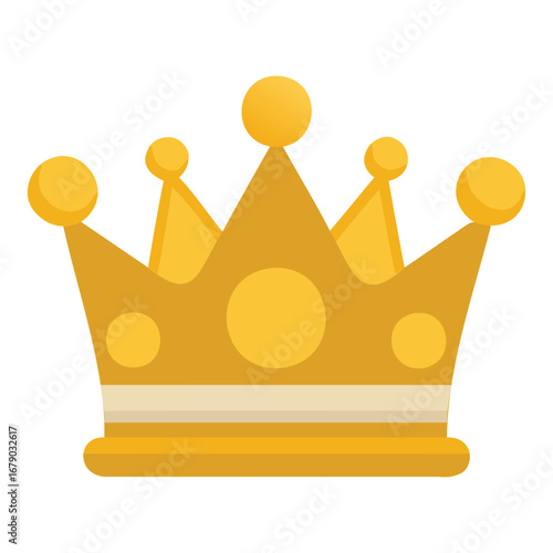 Crown Icon and Royal Symbol Graphic Design