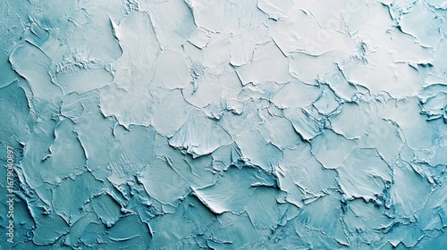 Textured Blue and White Abstract Art Painting Background