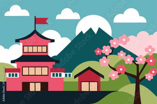 vector illustration of a city