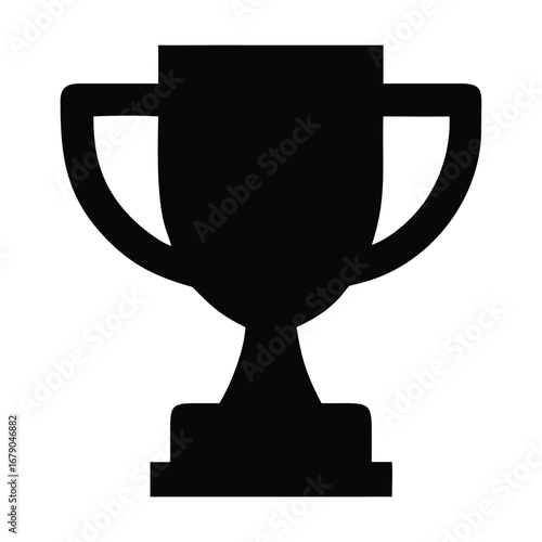 Champions cup award icon isolated on white background 