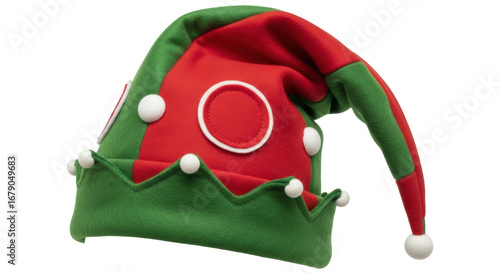 Isolated elf hat