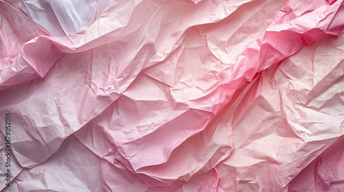 Wallpaper Mural Abstract background of delicate crumpled pink fabric texture Torontodigital.ca