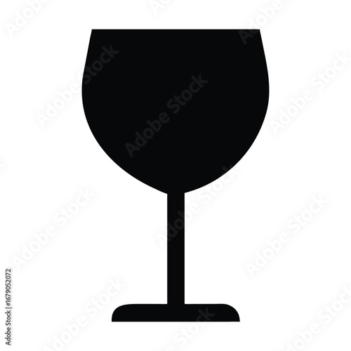 Wine Glass Icon Vector