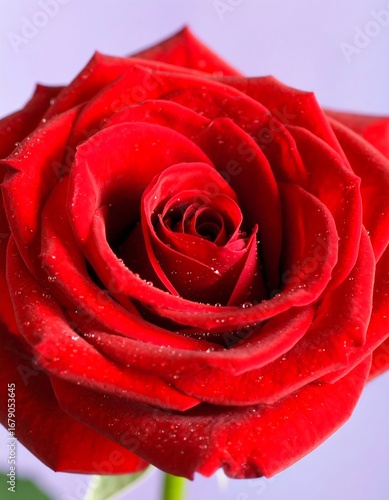 Close-up of a vibrant red rose (5)