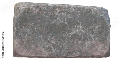 3D Render Rock Stone isolated on a Transparent Background