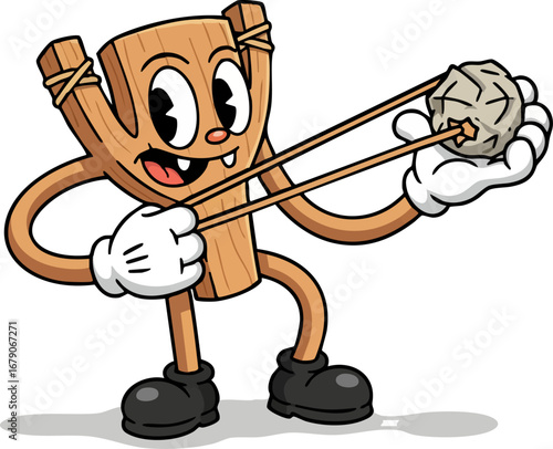 A Mischievous Slingshot Ready to Launch