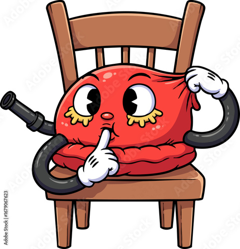 A Whoopee Cushion Hiding on a Chair